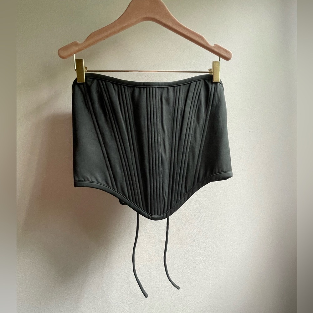 JBV Black Lace-up Corset NWOT
